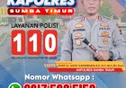 Dekatkan-Diri-dengan-Masyarakat,-Kapolres-Sumba-Timur-Sampaikan-Nomor-Layanan-Pengaduan