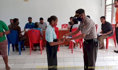 Polsek-Wula-Waijelu-Awasi-Pembagian-BST-Kecamatan-Wula-Waijelu