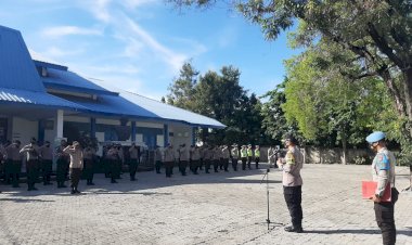 Di-Sumba-Timur-Ratusan-Personel-Gabungan-TNI-Polri-Amankan-Rapat-Pleno-Tingkat-Kabupaten