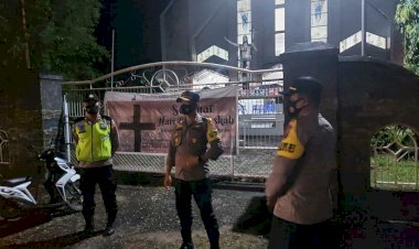 Pengamanan-Ibadah-Malam-Paskah,-Kapolres-Turun-Langsung-Lakukan-Pengecekan