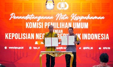 MoU-dengan-KPU,-Kapolri:-Jaga-Persatuan -Kesatuan-di-Pemilu-2024-Syarat-Mutlak