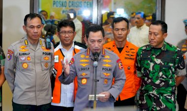 Kapolri-Tinjau-Evakuasi-Kapolda-Jambi-dan-Rombongan,-Apresiasi-Kerja-Keras-Tim-Gabungan