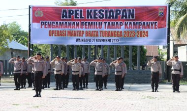 H-1-Jelang-Tahapan-Kampanye-Pemilu-Serentak-2024,-Polres-Sumba-Timur-Gelar-Apel-Kesiapan-Pengamanan.