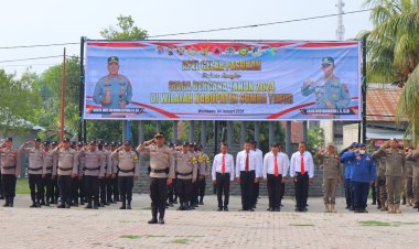 Siaga-Hadapi-Bencana,-Sekda-Sumba-Timur-Pimpin-Apel-Kesiapsiagaan-Di-Lapangan-Apel-Mako-Polres-Sumba-Timur