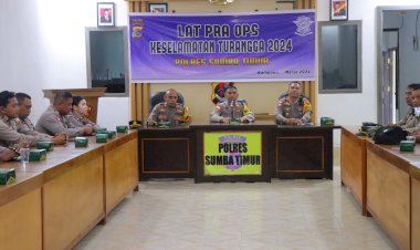 Operasi-Keselamatan-Turangga-2024-Dimulai-Tanggal-4-Maret,-Polres-Sumba-Timur-Gelar-Lat-Pra-Ops.