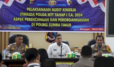 Itwasda-Polda-NTT-Lakukan-Audit-Kinerja-Tahap-I-Tahun-2024-Di-Polres-Sumba-Timur