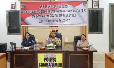 Biro-Rena-Polda-NTT-Lakukan-Asistensi-dan-Evaluasi-Aplikasi-E-PZI-Di-Polres-Sumba-Timur.
