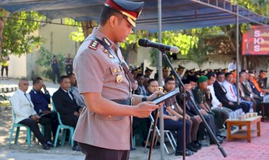 Jadi-Irup-Hari-Juang-Polri,-AKBP-E.-Jacky-Bacakan-Naskah-Proklamasi-Polisi.