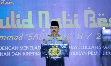 Mabes-Polri-Gelar-Peringatan-Maulid-Nabi-Muhammad-SAW,-Ajak-Personel-Ikuti-Jejak-Teladan