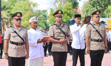 Polres-Sumba-Timur-Alami-Rotasi-Jabatan:-Kasat-Intelkam-dan-Kapolsek-Matawai-La-Pawu-Berganti