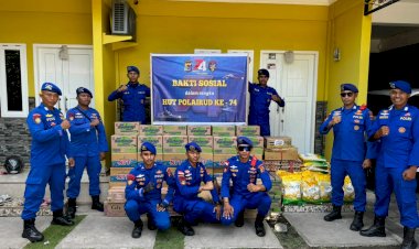 Bakti-Sosial-HUT-Polairud-ke-74:-Marnit-Sikka-Salurkan-Bantuan-untuk-Pengungsi-Erupsi-Gunung-Lewotobi