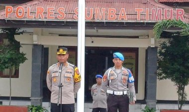 Kapolres-Sumba-Timur-Pimpin-Apel-Jam-Pimpinan,-Ingatkan-Tugas-Pokok-Polri-dan-Pentingnya-Pencegahan-Kriminalitas