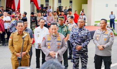 Beri-Arahan-Silaturahmi-Kamtibmas-di-Polda-Kepri,-Kapolri-Instruksikan-Jaga-Semangat-Persatuan