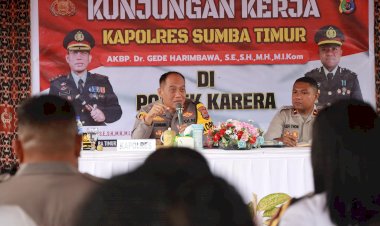 Kapolres-Sumba-Timur-Lanjutkan-Kunjungan-Kerja,-Sasar-Dua-Polsek-Wilayah-Selatan