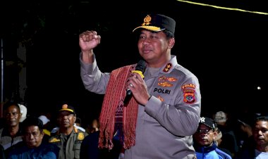 Meriahkan-HUT-RI-ke-80,-Kapolda-NTT-dan-Forkopimda-Belu-Lepas-Peserta-Gerak-Jalan-45-KM-di-Perbatasan-RI-RDTL