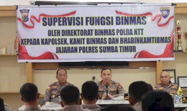 Penguatan-Fungsi-Binmas,-Dit.-Binmas-Polda-NTT-Laksanakan-Supervisi-di-Polres-Sumba-Timur