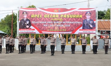 Polres-Sumba-Timur-Gelar-Apel-Pelayanan-May-Day-2026,-Tekankan-Kesiapsiagaan-dan-Pendekatan-Humanis