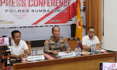 Konferensi-Pers:-Polres-Sumba-Timur-Ungkap-Kasus-PETI-di-Sungai-Laku-Lalandak