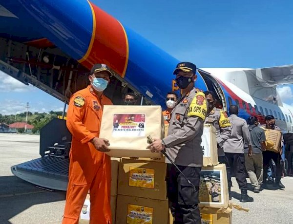 437 Koli Bantuan Mabes Polri Untuk Korban Bencana Akan Disalurkan Polres Sumba Timur