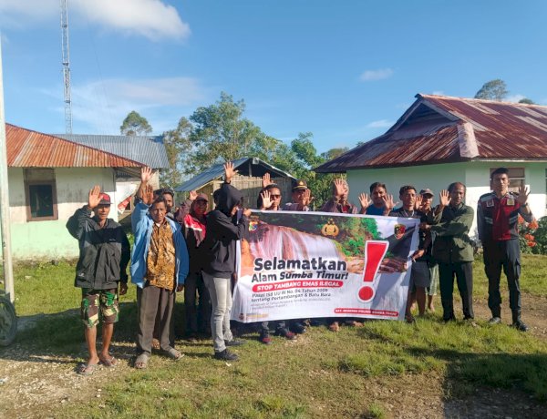 Polsek Matawai La Pawu Tingkatkan Upaya Sosialisasi Larangan Tambang Emas Ilegal