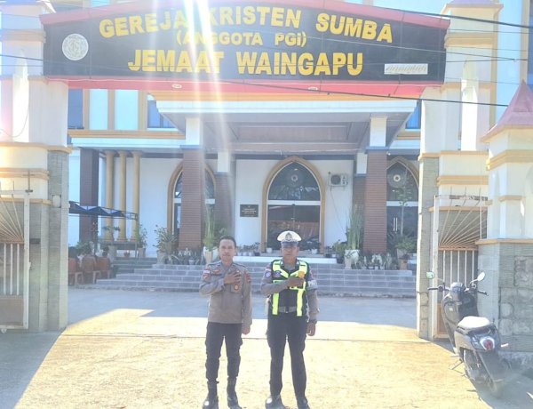 Pengamanan Terpadu, Polres Sumba Timur Kawal Perayaan Jumat Agung
