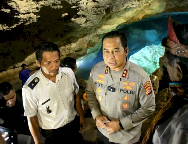 Kapolda NTT jalin silaturahmi dengan awak media, dorong promosi Wisata Gua Kristal dan beri dukungan pengembangan fasilitas