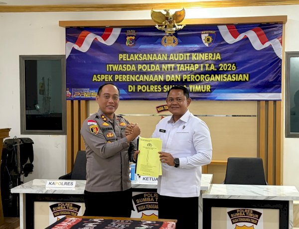 Itwasda Polda NTT Laksanakan Audit Kinerja Tahap I 2026 di Polres Sumba Timur