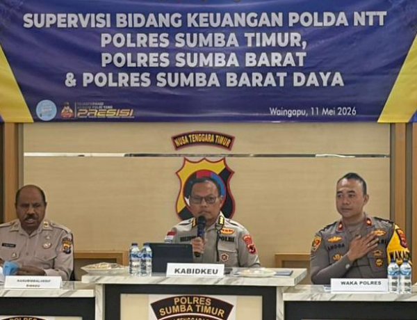 Polres Sumba Timur Jadi Lokasi Supervisi Bidkeu Polda NTT Untuk Daratan Sumba