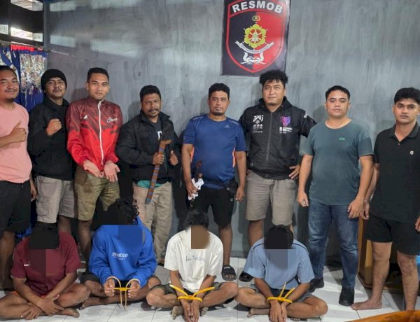 Polres Sumba Timur Ungkap Kasus Penganiayaan Senjata Tajam, Tim Resmob Amankan Sejumlah Terduga Pelaku