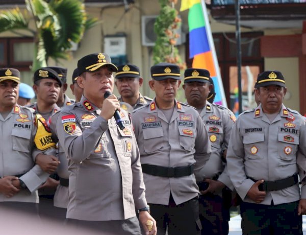 Apel Jam Pimpinan, Kapolres Sumba Timur Tekankan Semangat JAYA dalam Pelaksanaan Tugas