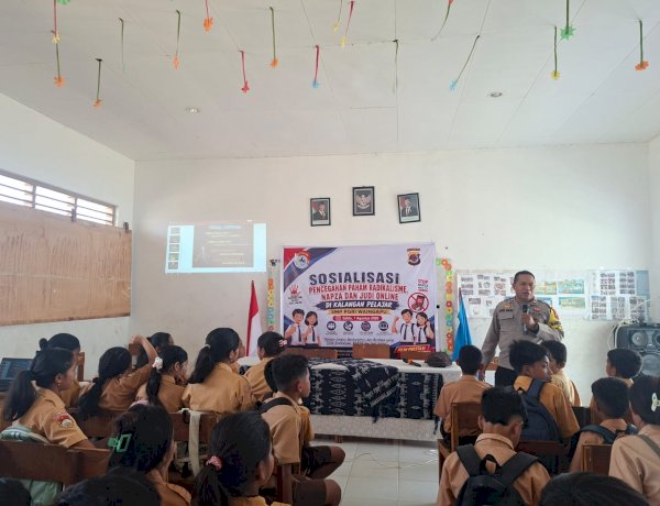 Polsek Haharu, Polres Sumba Timur Perkuat Ketahanan Generasi Muda Melalui Sosialisasi Bahaya Radikalisme, Narkoba, dan Judi Online