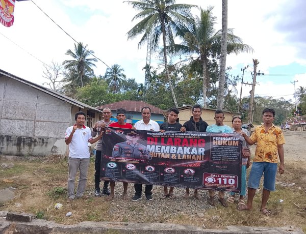 Polres Sumba Timur Intensifkan Imbauan Karhutla Melalui Patroli Dialogis