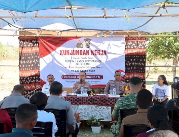 Kapolres Sumba Timur Dorong Pengaktifan Kembali Siskamling di Kahaungu Eti