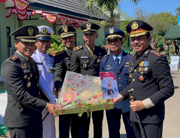 HUT ke-81 TNI, Kapolres Sumba Timur Perkuat Sinergitas TNI-Polri