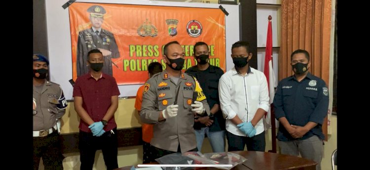 Polres Sumba Timur Press Conference Kasus Pembunuhan Pelajar di Kecamatan Lewa Tidahu
