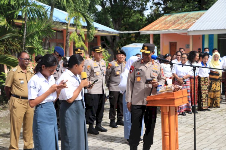 Safari Kamtibmas di SMA Negeri 1 Kupang Timur, Kapolda NTT beri tantangan untuk para siswa