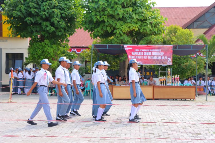 11 Sekolah Ikut LKBB Dalam Rangka Hari Bhayangkara Ke 77