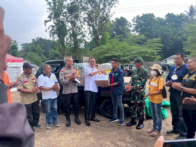 Langkah Polri - Polda NTT, Polres Flotim Dalam Upaya Penaggulangan Bencana Alam Erupsi Gunung Lewotobi
