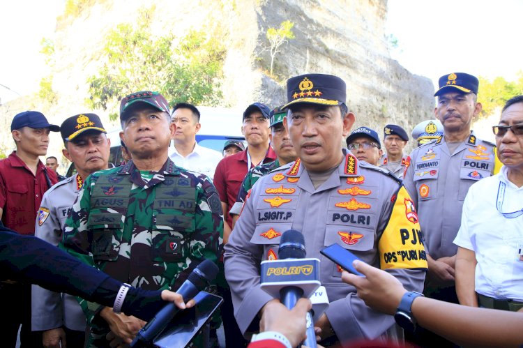 Kapolri dan Panglima TNI Melihat Langsung Kesiapan Venue GWK