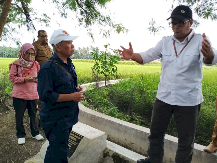 SATGASSUS PENCEGAHAN TIPIKOR PANTAU PROYEK PENINGKATAN DAN PEMELIHARAAN JARINGAN IRIGASI TERSIER DI SUMUT