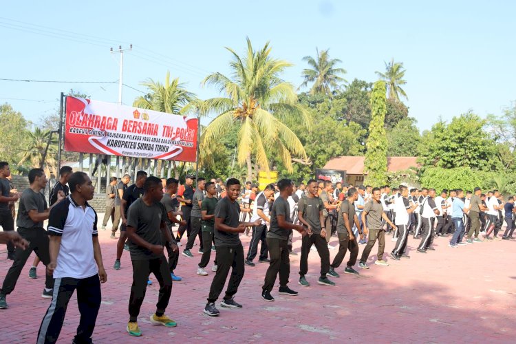 Ada Polisi Dan Tentara Di Mako Polres Sumba Timur, Tenyata Ini Yang Dilakukan