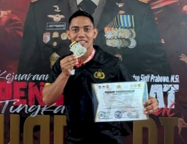 Atlet Pencak Silat Polres Sumba Timur Raih Medali Perak Kapolri Cup 2024, Mawakili Kontingen Polda NTT