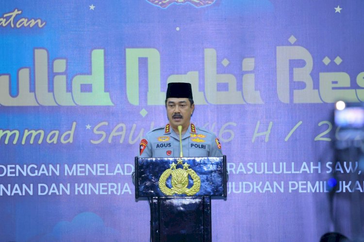 Mabes Polri Gelar Peringatan Maulid Nabi Muhammad SAW, Ajak Personel Ikuti Jejak Teladan