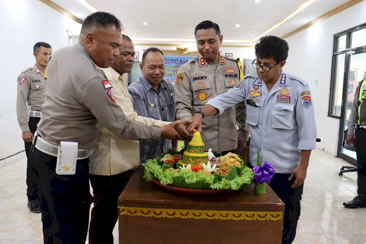 Rayakan HUT Lantas Ke-69 Polres Sumba Timur Panjatkan Doa Dan Harapan