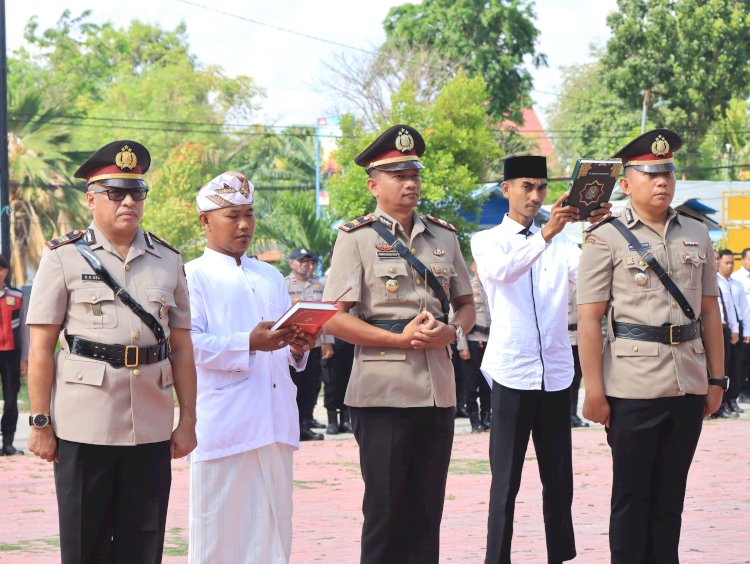 Polres Sumba Timur Alami Rotasi Jabatan: Kasat Intelkam dan Kapolsek Matawai La Pawu Berganti