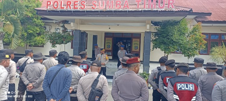 Pengamanan Kampanye Hari Terakhir Pilkada Polres Sumba Timur Pastikan Berjalan Lancar