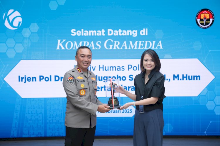 Media Visit ke Kompas Gramedia, Kadivhumas Polri Perkuat Sinergisitas