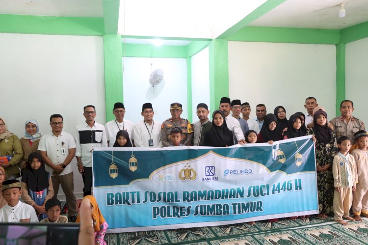 Kolaborasi untuk Kebaikan, Polres Sumba Timur dan Mitra Santuni Anak Yatim