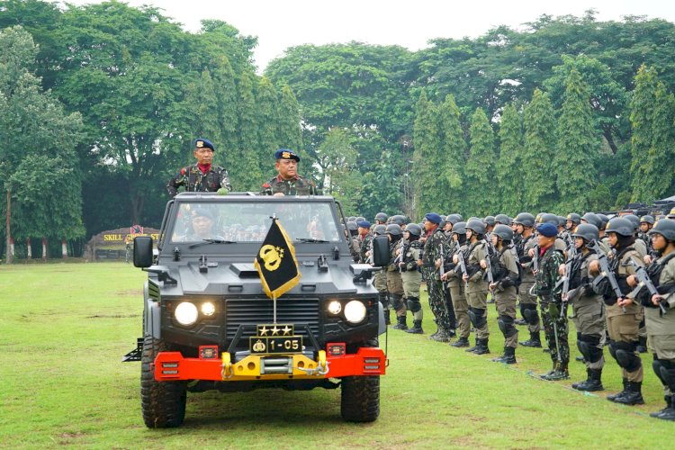 Dankorbrimob Polri Pimpin Upacara Pembukaan Dikbangspes Dasar Brimob Mahasiswa STIK Angkatan Ke-83