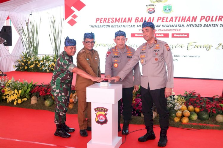 Dukung Pemberdayaan Masyarakat, Kapolri Resmikan Balai Latihan Polisi Peduli Pengangguran